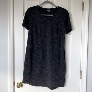 T-Shirt Dress Light Fleece Lining with Pockets